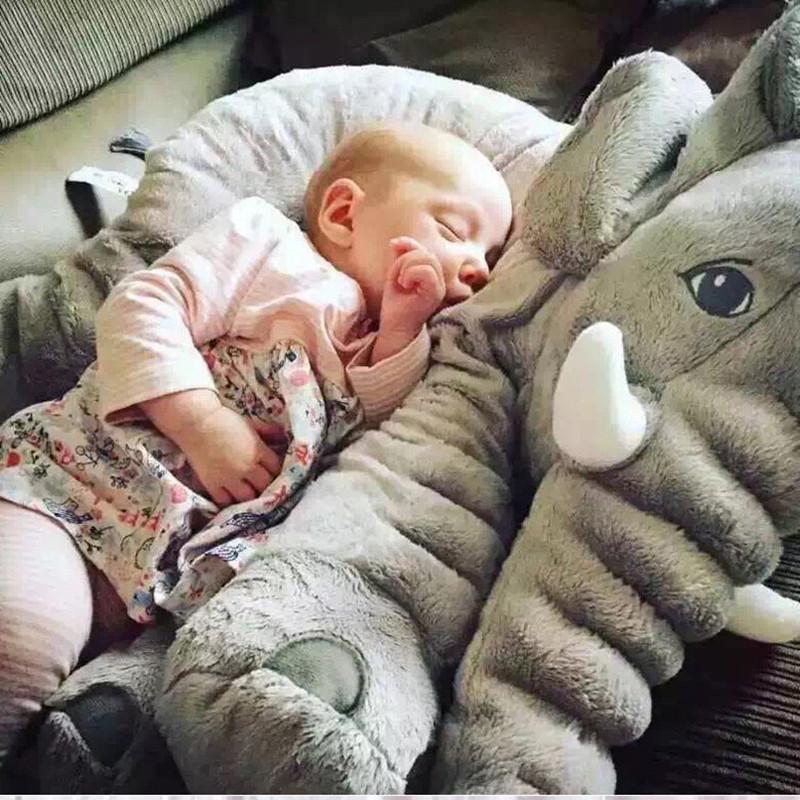 Cute Giant Elephant Cuddle Hug Plush Toy for Babies — View 5