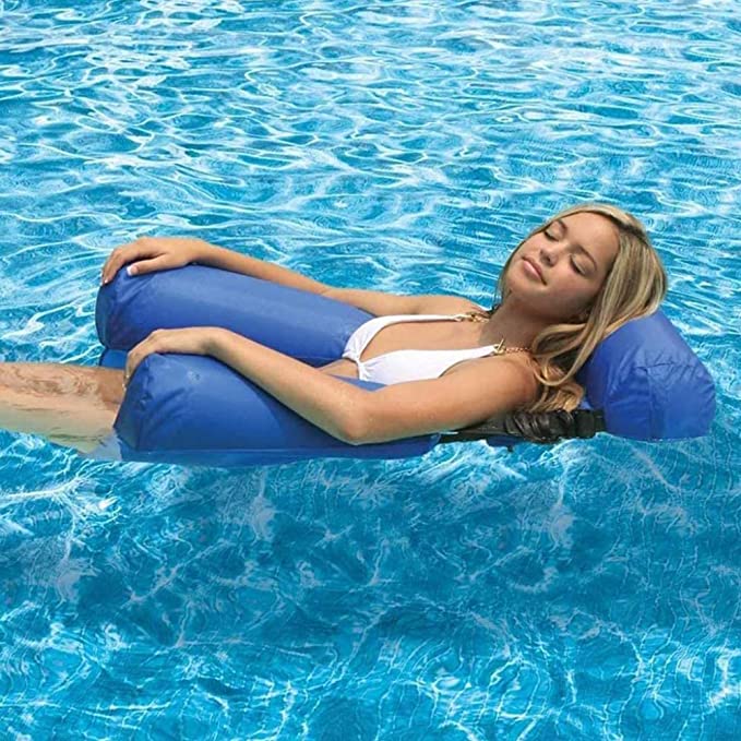 Swimming Floating Bed And Lounge Chair (Adjustable + Collapsable Chair/Bed) - GiftWave.co