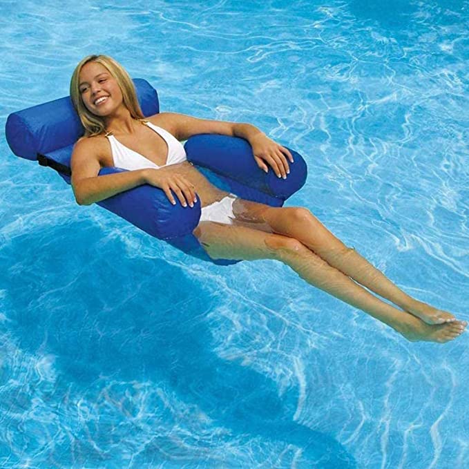 Swimming Floating Bed And Lounge Chair (Adjustable + Collapsable Chair/Bed) - GiftWave.co