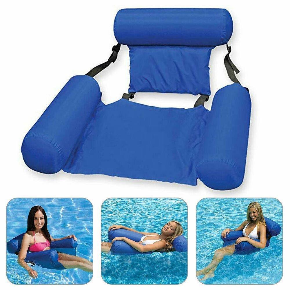 Swimming Floating Bed And Lounge Chair (Adjustable + Collapsable Chair/Bed) - GiftWave.co