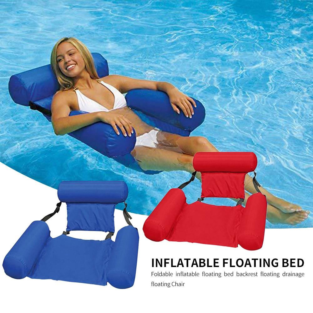 Swimming Floating Bed And Lounge Chair (Adjustable + Collapsable Chair/Bed) - GiftWave.co