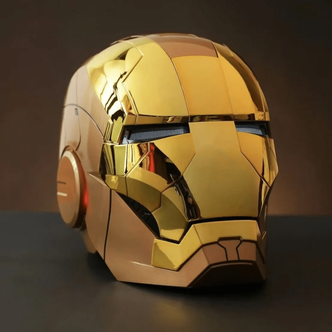 Iron Man MK5 MK50 Voice Control Cosplay Helmet 11 - Servo LED 1:1 Scale Wearable Prop Adults Silver Gold - GiftWave.co
