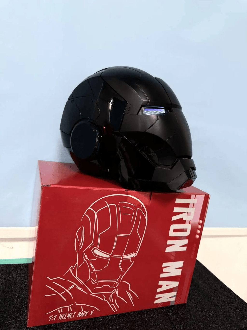 Iron Man MK5 MK50 Voice Control Cosplay Helmet 11 - Servo LED 1:1 Scale Wearable Prop Adults Silver Gold - GiftWave.co