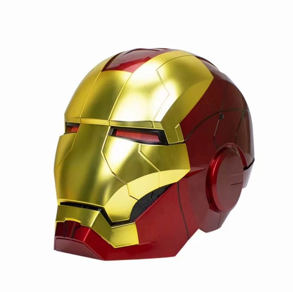 Iron Man MK5 MK50 Voice Control Cosplay Helmet 11 - Servo LED 1:1 Scale Wearable Prop Adults Silver Gold - GiftWave.co