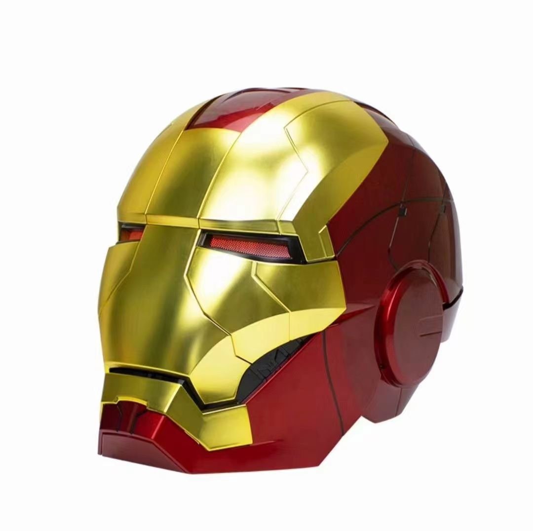 Iron Man MK5 MK50 Voice Control Cosplay Helmet 11 - Servo LED 1:1 Scale Wearable Prop Adults Silver Gold - GiftWave.co