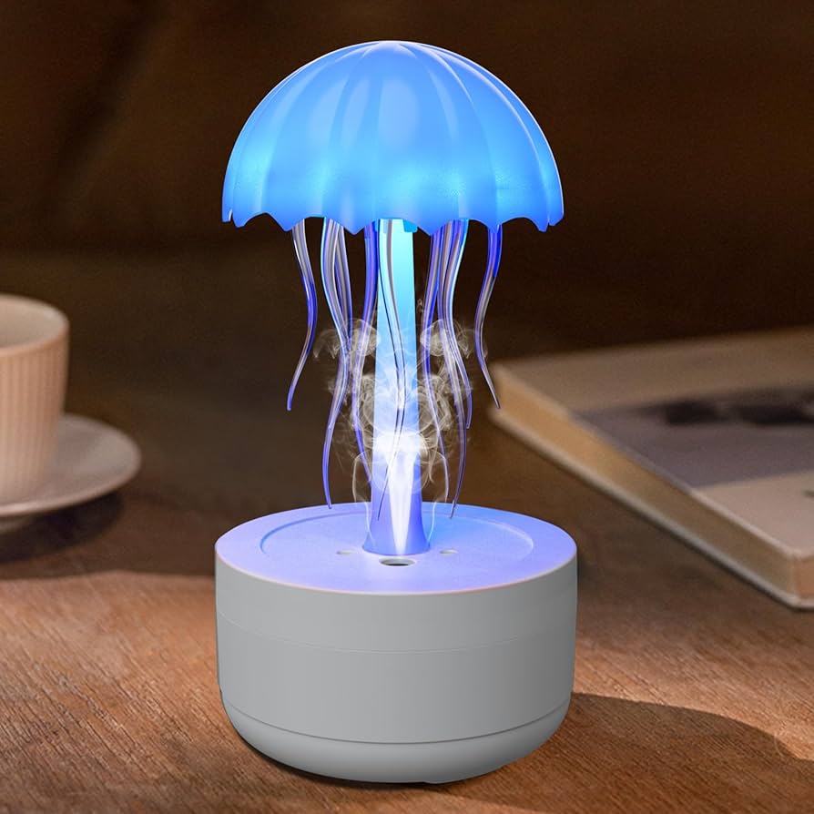 Jellyfish Essential Oil Diffuser | 250ML Ultrasonic Humidifier with 7 - Color LED - GiftWave.co