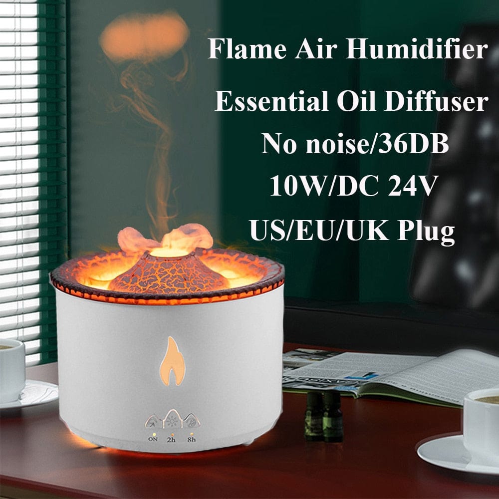 Jellyfish Flame Air Essential Oil Diffuser Humidifier — View 2