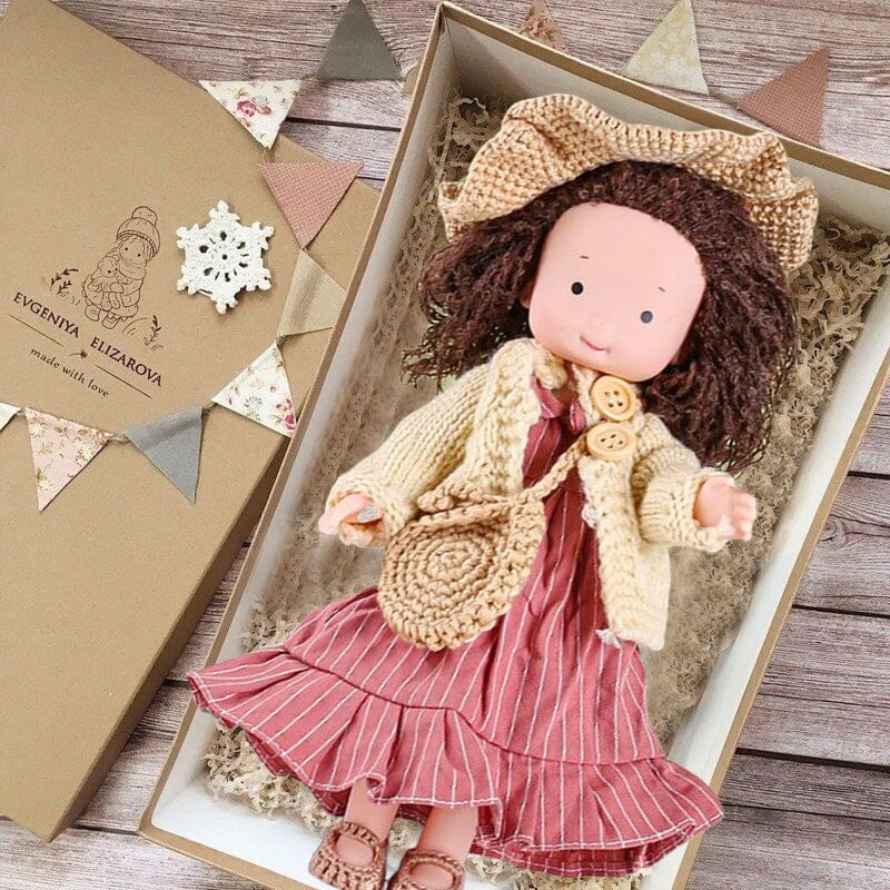 GiftWave Waldorf Doll Cotton-Filled Handmade Mini Dress-Up Doll DIY Gift... — View 17