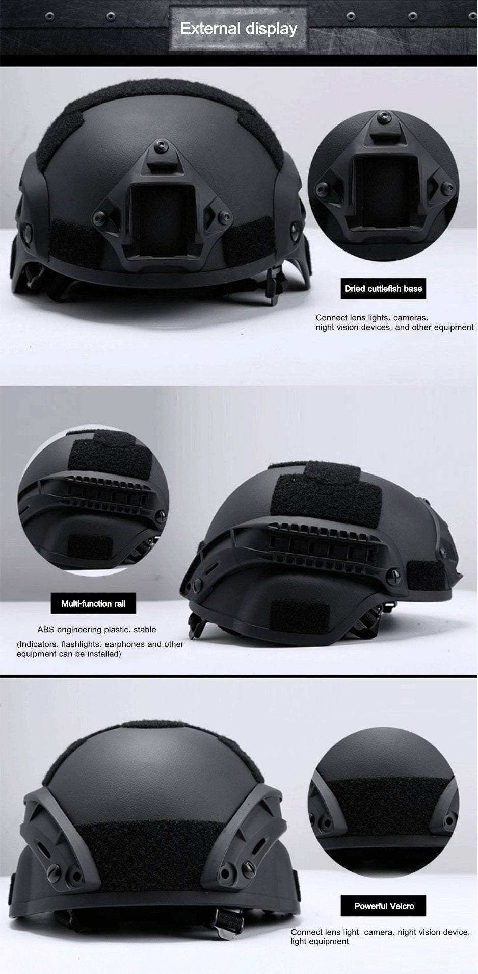 Lightweight Tactical Helmet Gear - GiftWave.co