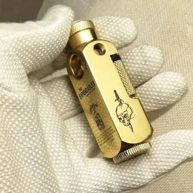 Luxury Japanese Brass Lighter – Premium Heavy - Duty Windproof Pocket Lighter - GiftWave.co