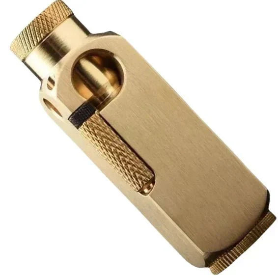 Luxury Japanese Brass Lighter – Premium Heavy - Duty Windproof Pocket Lighter - GiftWave.co