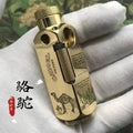 Luxury Japanese Brass Lighter – Premium Heavy - Duty Windproof Pocket Lighter - GiftWave.co
