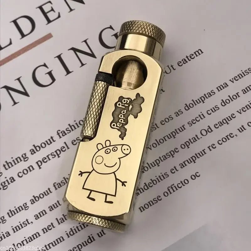 Luxury Japanese Brass Lighter – Premium Heavy - Duty Windproof Pocket Lighter - GiftWave.co