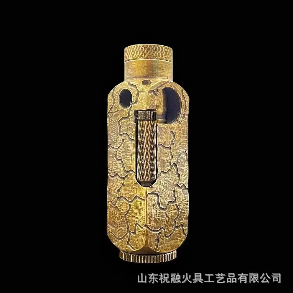 Luxury Japanese Brass Lighter – Premium Heavy-Duty Windproof Pocket Lighter — View 8