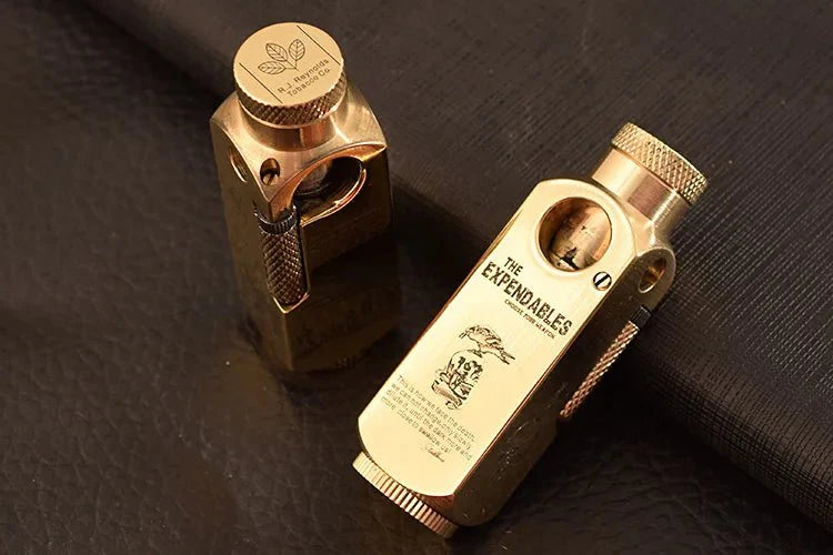 Luxury Japanese Brass Lighter – Premium Heavy-Duty Windproof Pocket Lighter — View 7