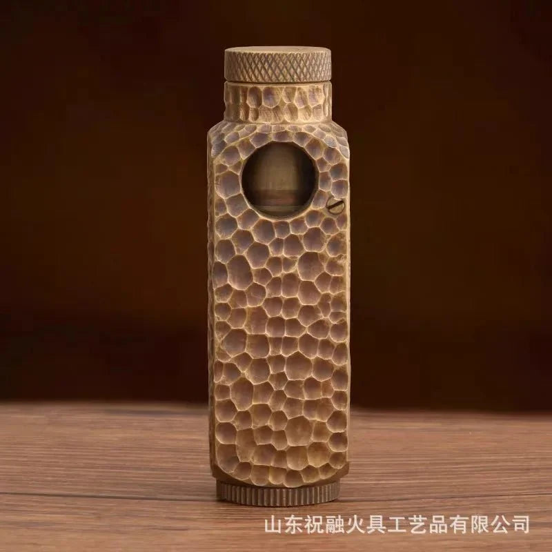 Luxury Japanese Brass Lighter – Premium Heavy-Duty Windproof Pocket Lighter — View 16