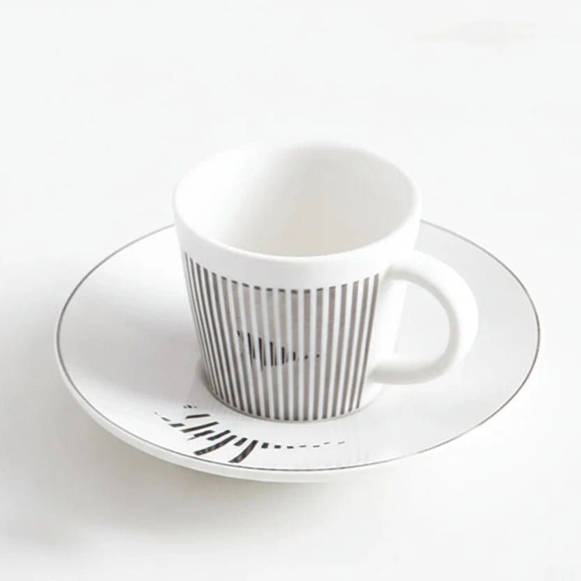 Luycho Anamorphic Mirror Reflection Cup | Locomotion Series Coffee & Tea Set - Damsona