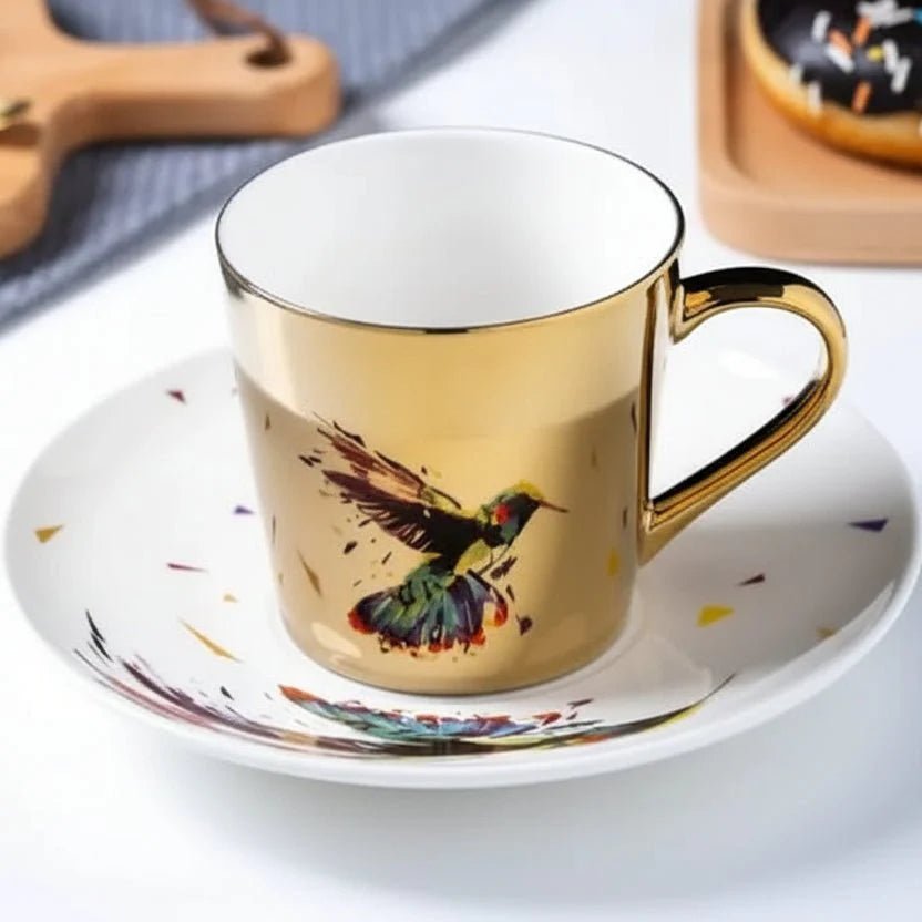 Luycho Anamorphic Mirror Reflection Cup | Locomotion Series Coffee & Tea Set - Damsona
