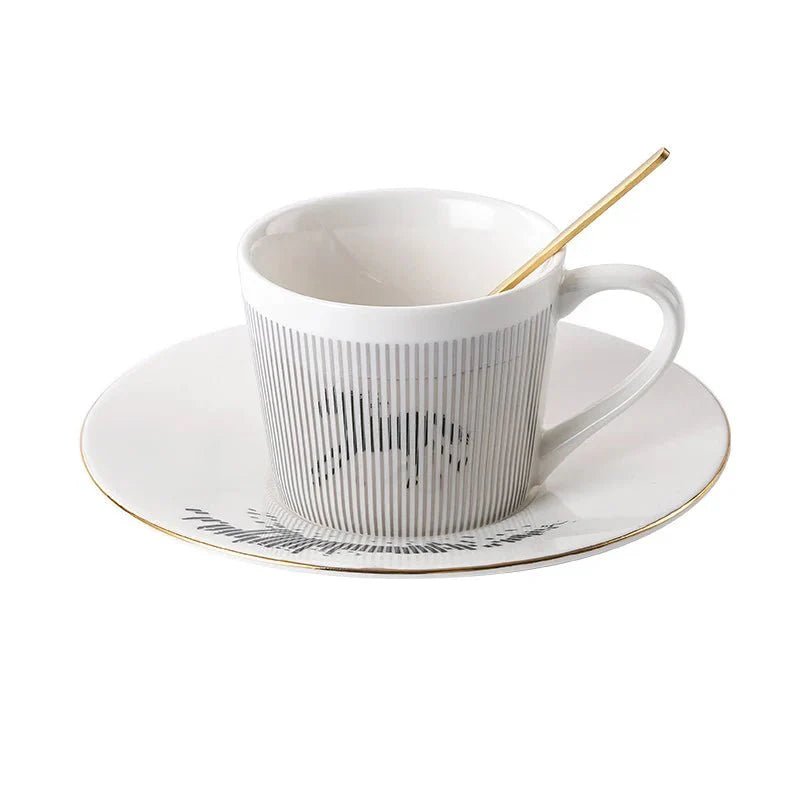 Luycho Anamorphic Mirror Reflection Cup | Locomotion Series Coffee & Tea Set - Damsona