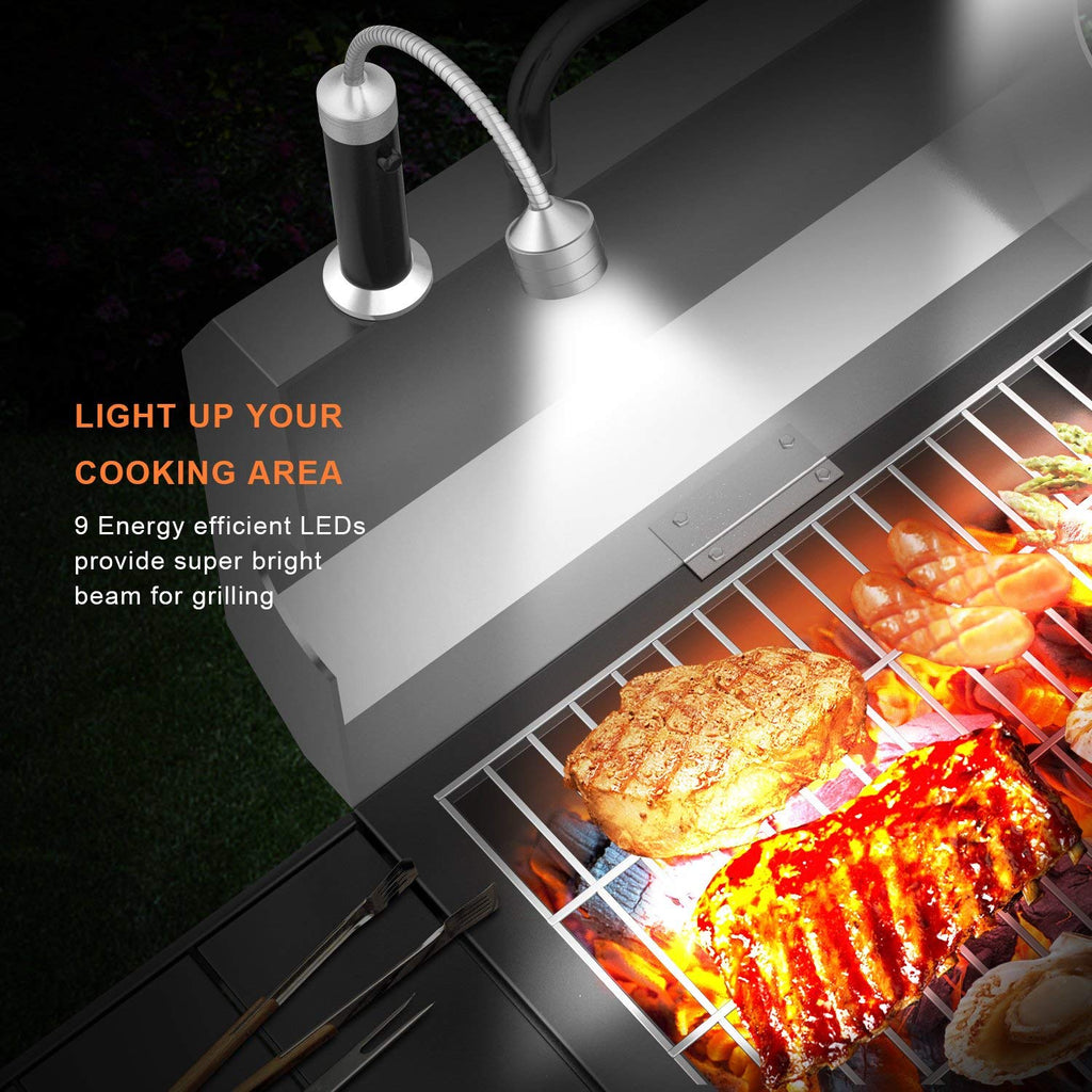Magnetic BBQ Grill Light | 360° Flexible LED Outdoor Barbecue Lamp - GiftWave.co
