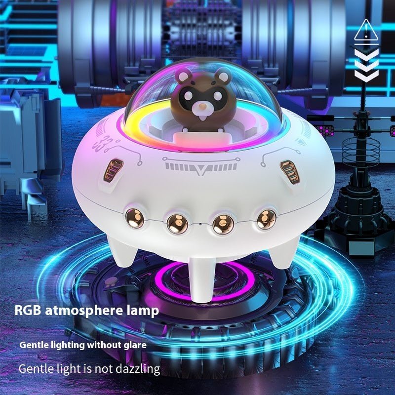 Magnetic Levitating Bluetooth Speaker – UFO Orb 360° Rotation RGB LED Floating Wireless Speaker - Damsona