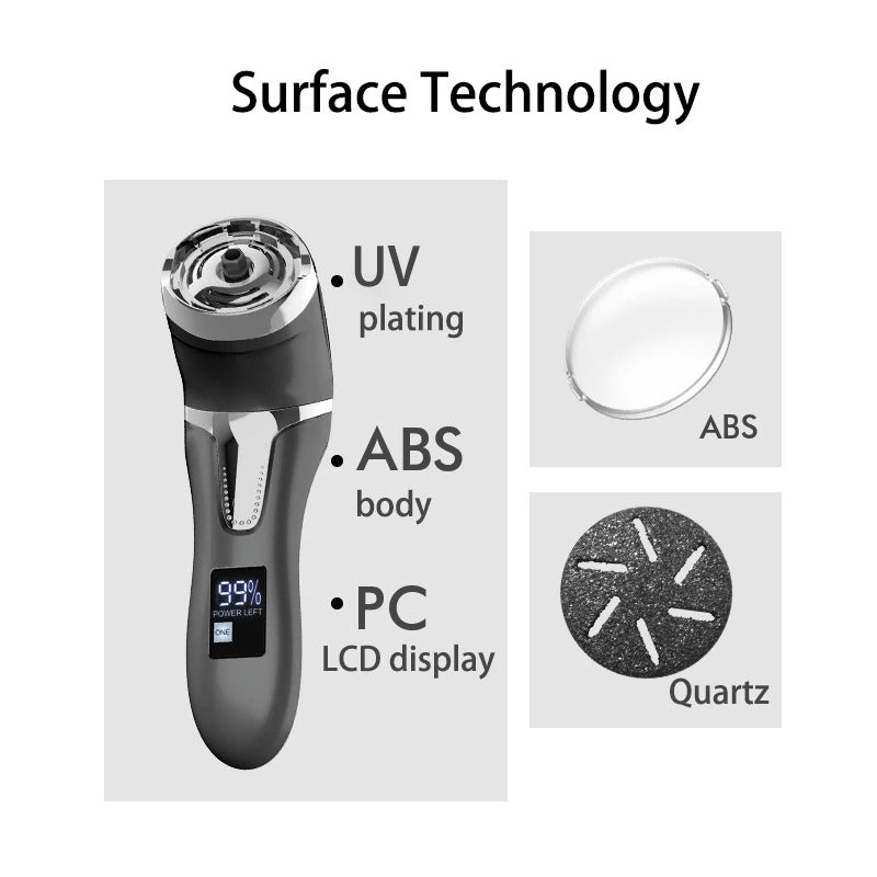 Professional Electric Foot Callus Remover – 3 Roller Heads, 2 - Speed, IPX6 Waterproof, USB Rechargeable - GiftWave.co