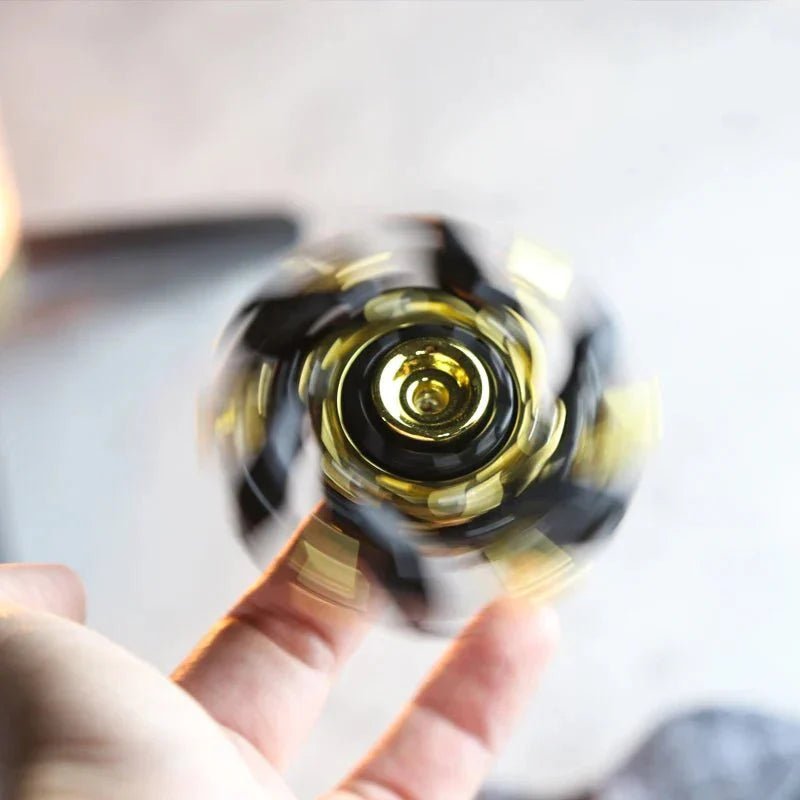 Mecha Transform EDC Precision Gyro – Fidget Spinner with Desktop Display Stand - Damsona