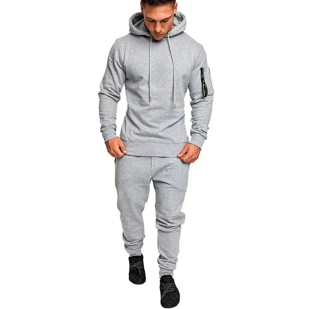 Mens Camouflage Tracksuit - Best 2 - Piece Sports Hoodie & Pants Set - GiftWave.co