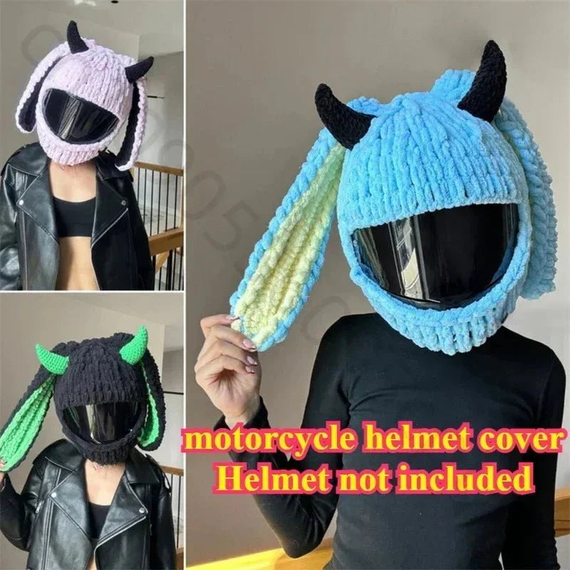 Motorcycle Helmet Cover – Fun & Decorative Full - Face Helmet Accessory - GiftWave.co