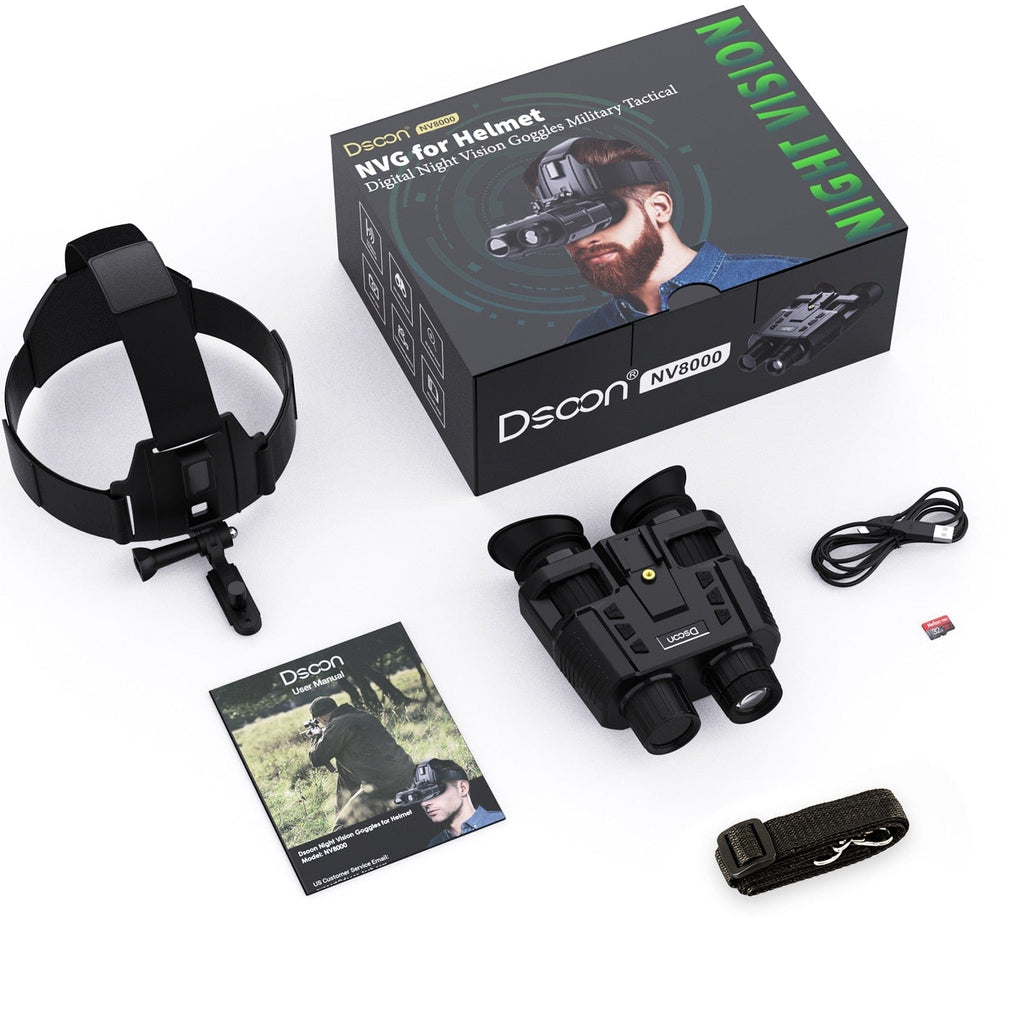 NightHunter Pro - X Premium Tactical Infrared Night Vision Binocular Goggles - GiftWave.co
