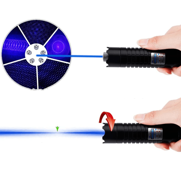 Burning Blue High-Power Tactical Laser Torch- Military Grade Flashlights — View 4
