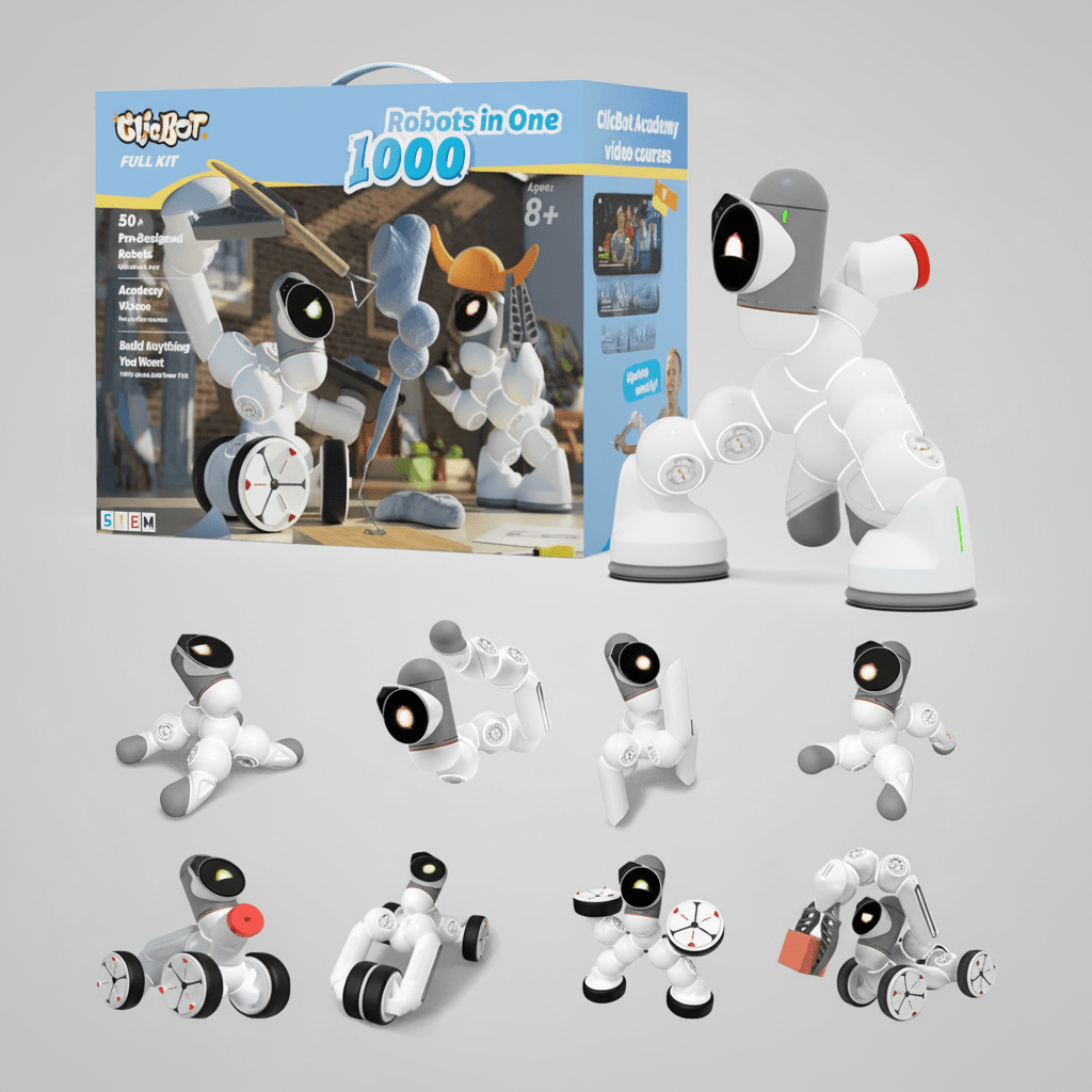 ClicBot Modular Coding Robot | The Infinite STEM Companion (2026 Edition) — View 6