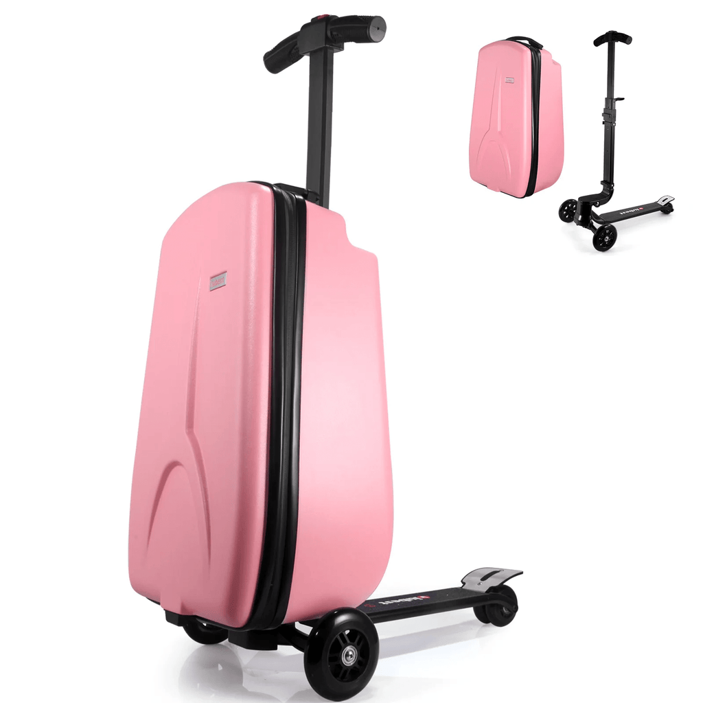 Scooter Suitcase - Best Rolling Detachable Luggage with Built - in Skateboard for Travel - GiftWave.co