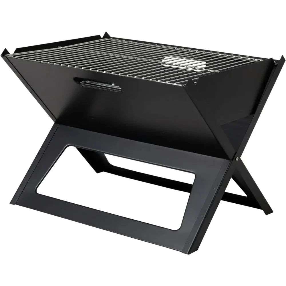 Portable Notebook BBQ Grill Foldable Charcoal Barbecue Grill for Camping... — Gift Idea