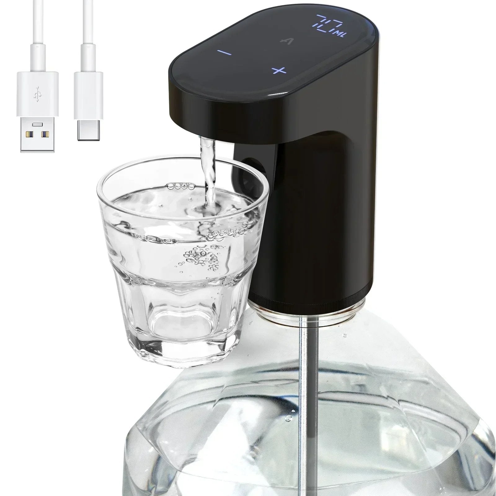 PourSmart Digital Electric Beverage Dispenser Touchless Hot Cold Temperature Control 3 - Speed Countertop - GiftWave.co