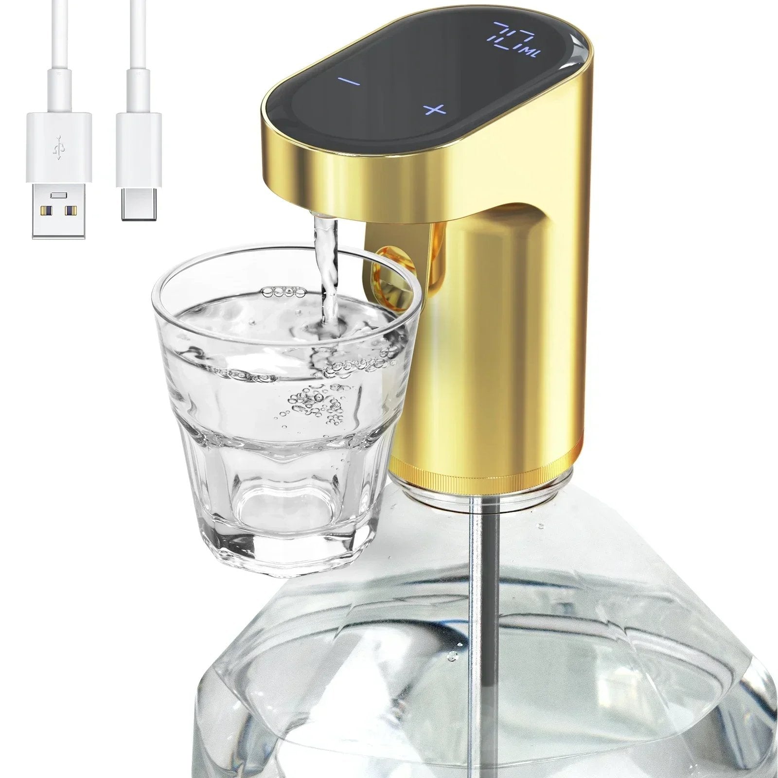PourSmart Digital Electric Beverage Dispenser Touchless Hot Cold Temperature Control 3 - Speed Countertop - GiftWave.co