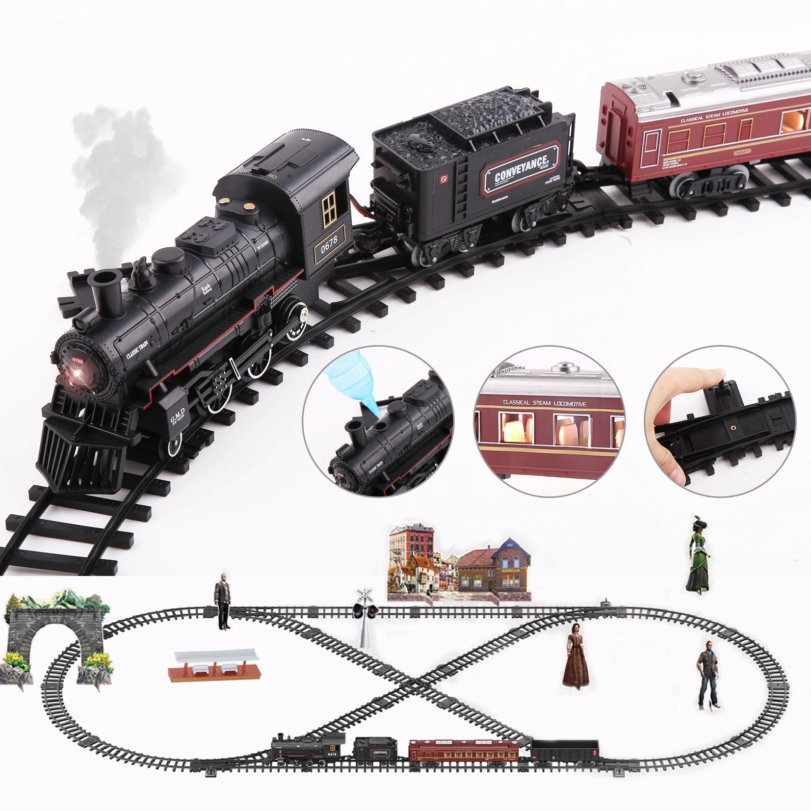 Premium Model Train Sets - Best Collectible Railway Kit – Gift - Damsona