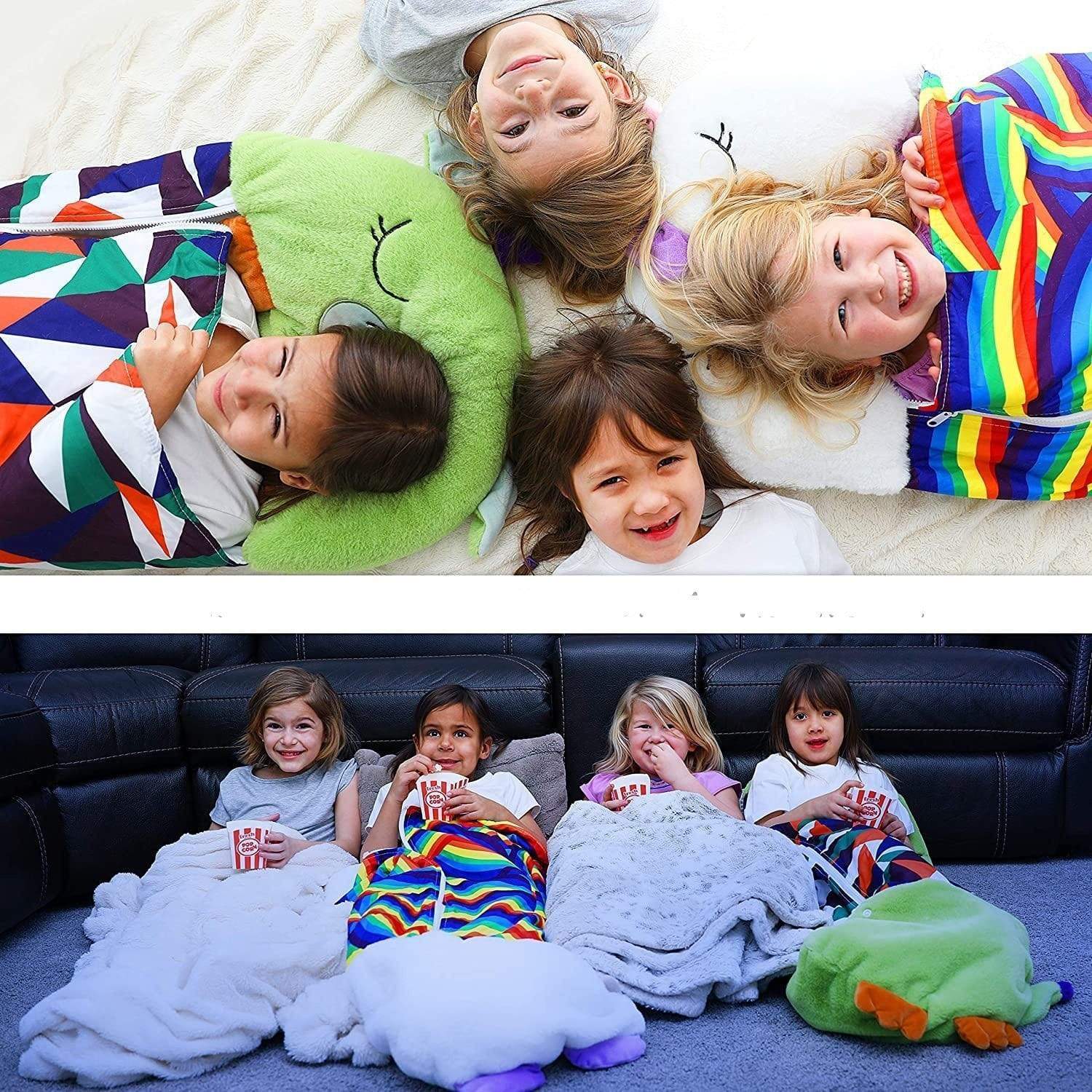 Campnap 2-in-1 Kids Convertible Pillow Sleeping Bag - Best Plush Gift Fo... — View 4