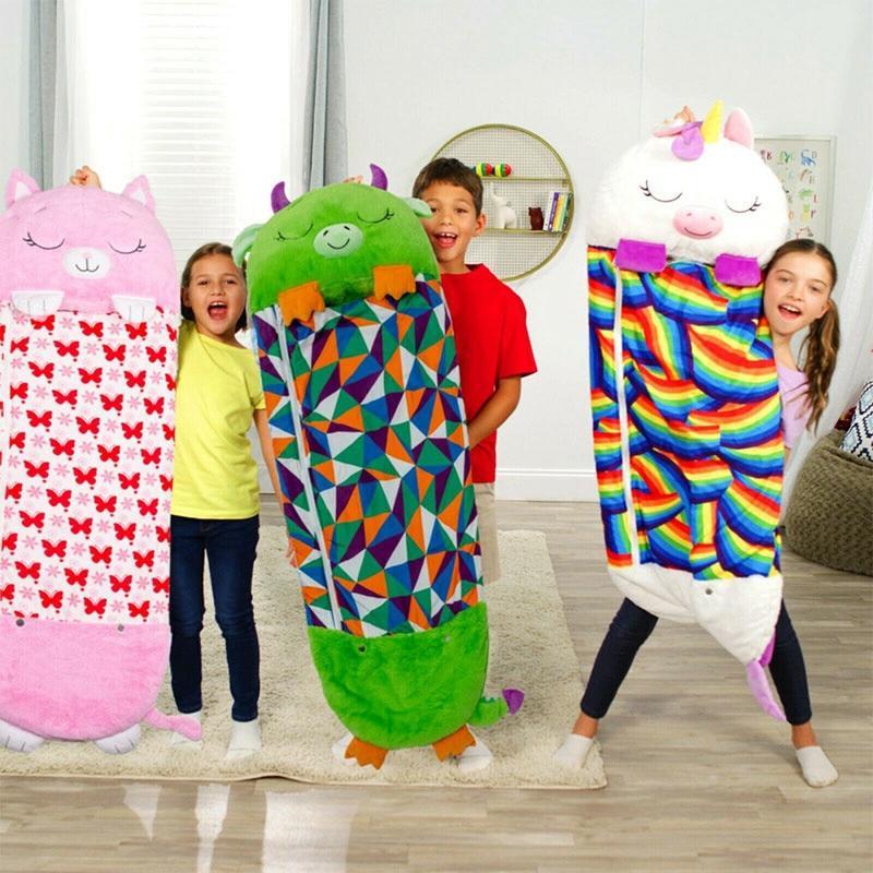 Campnap 2-in-1 Kids Convertible Pillow Sleeping Bag - Best Plush Gift Fo... — View 2