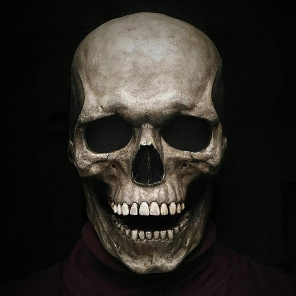 Movable Jaw Realistic Skull Mask - Best Full Head Halloween Latex Mask for Cosplay - GiftWave.co
