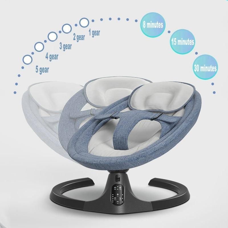Buy Rocky Smart Baby Swing - Best Bluetooth Rocker Lounger | Perfect Gif... — View 5