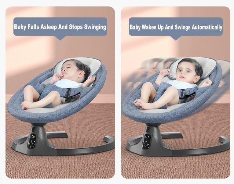 Buy Rocky Smart Baby Swing - Best Bluetooth Rocker Lounger | Perfect Gif... — View 10