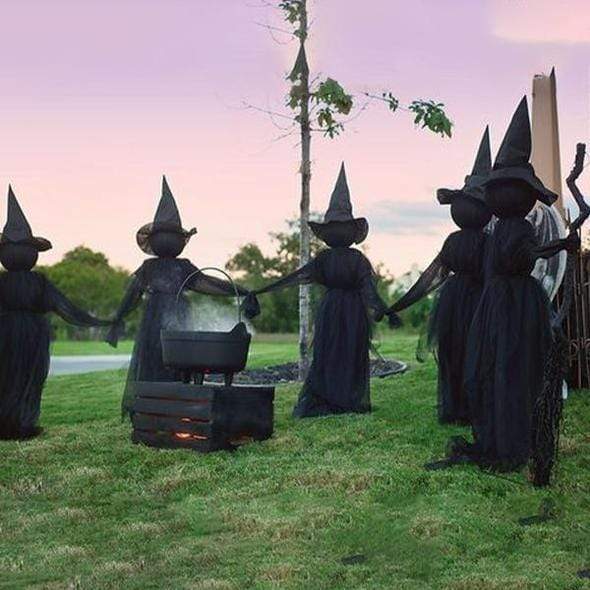 WitchCrow: Halloween Witch Coven Decoration Set - GiftWave.co