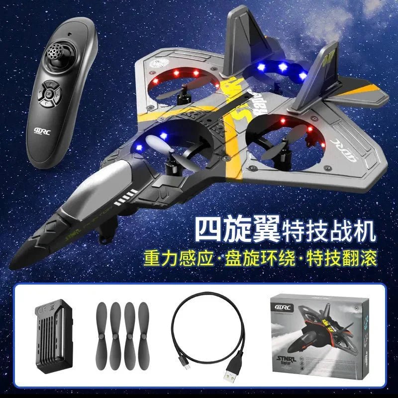 RC V17 Combat Aircraft 2.4G Remote Control Combat Aircraft Glider - Damsona