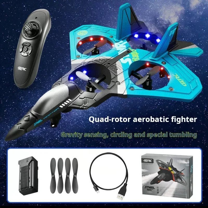 RC V17 Combat Aircraft 2.4G Remote Control Combat Aircraft Glider - Damsona