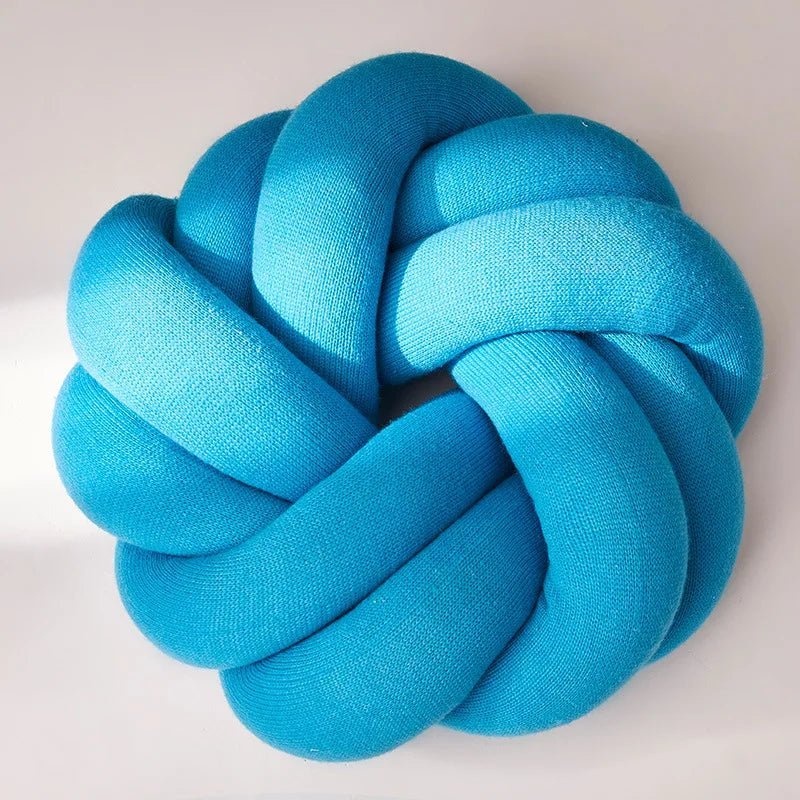Regina Cotton DIY Hand Knot Back Cushion – Cozy Decorative Lumbar Pillow - GiftWave.co