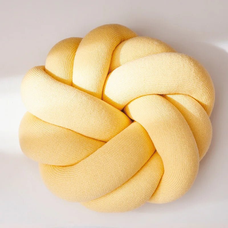 Regina Cotton DIY Hand Knot Back Cushion – Cozy Decorative Lumbar Pillow - GiftWave.co