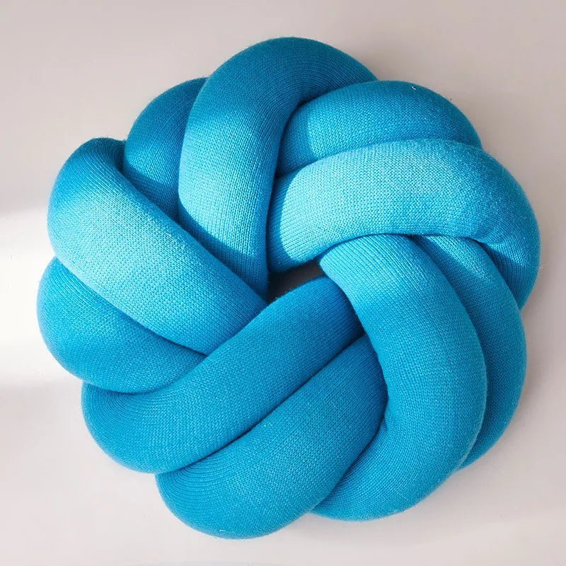 Regina Cotton DIY Hand Knot Back Cushion – Cozy Decorative Lumbar Pillow - Damsona