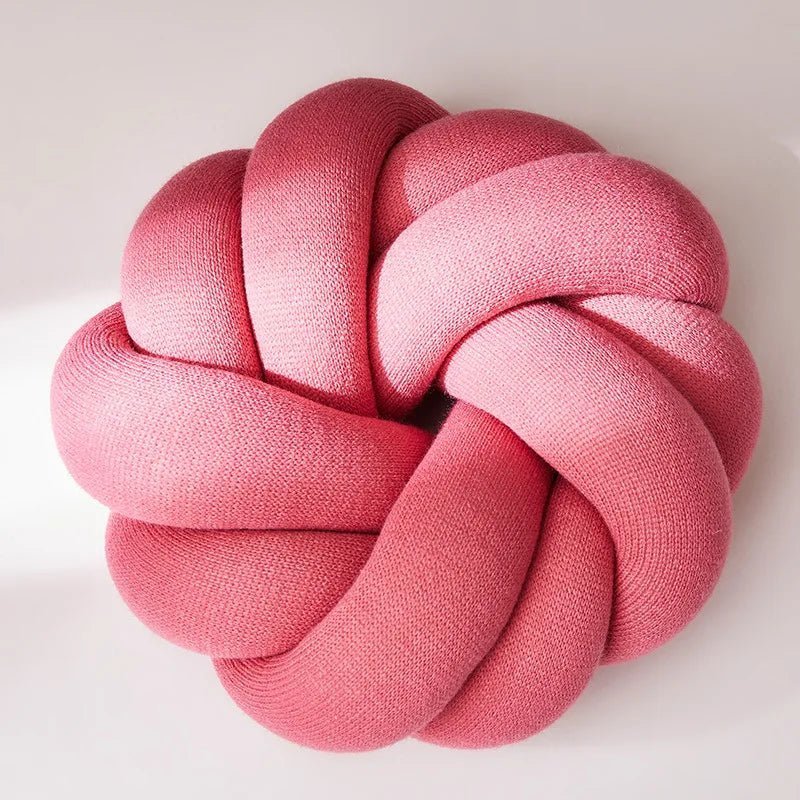 Regina Cotton DIY Hand Knot Back Cushion – Cozy Decorative Lumbar Pillow - Damsona