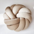 Regina Cotton DIY Hand Knot Back Cushion – Cozy Decorative Lumbar Pillow - GiftWave.co